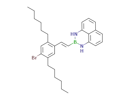 (E)-2-(4-bromo-2,5-dihexylstyryl)-2,3-dihydro-1H-naphtho[1,8-de][1,3,2]diazaborinine
