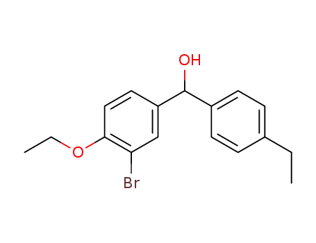 Benzenemethanol, 3-bromo-4-ethoxy-a-(4-ethylphenyl)-