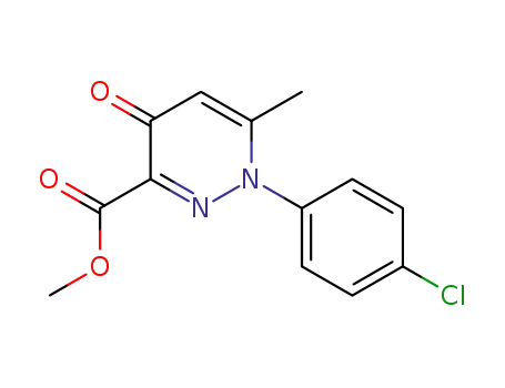 methyl 1-(4-chlorophenyl)-1,4-dihydro-4-oxo-6-methyl pyridazine-3-carboxylate