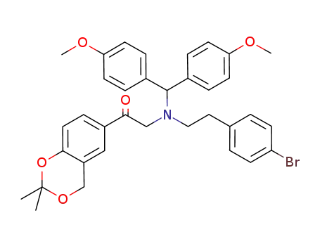 C<sub>35</sub>H<sub>36</sub>BrNO<sub>5</sub>