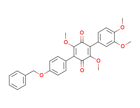 3-(3,4-dimethoxyphenyl)-2,5-dimethoxy-6-(4-benzyloxyphenyl)-1,4-benzoquinone