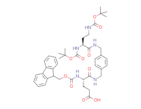 Fmoc-Glu-[N-[4-(2,4-di(tert-butoxycarbonylamino)butyryl)aminomethyl]benzyl]amide