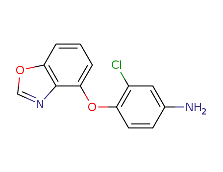 Benzenamine, 4-(4-benzoxazolyloxy)-3-chloro-