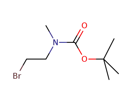 Molecular Structure of 263410-12-4 (tert-butyl 2-bromoethylmethylcarbamate)
