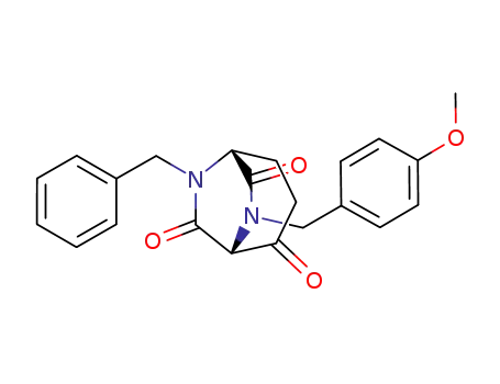 (-)-(1R,5R)-6-benzyl-8-(4-methoxybenzyl)-6,8-diazabicyclo[3.2.2]nonane-2,7,9-trione