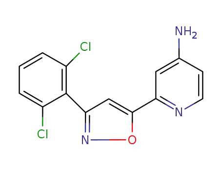 2-(3-(2,6-dichlorophenyl)isoxazol-5-yl)pyridin-4-amine
