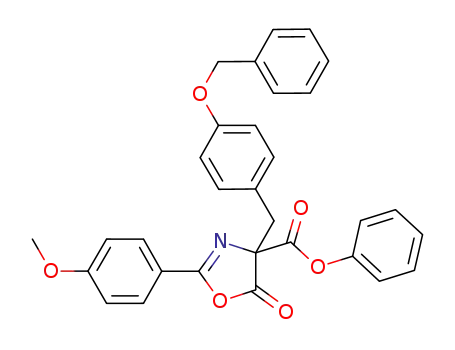 phenyl 4-(4-(benzyloxy)benzyl)-2-(4-methoxyphenyl)-5-oxo-4,5-dihydrooxazole-4-carboxylate