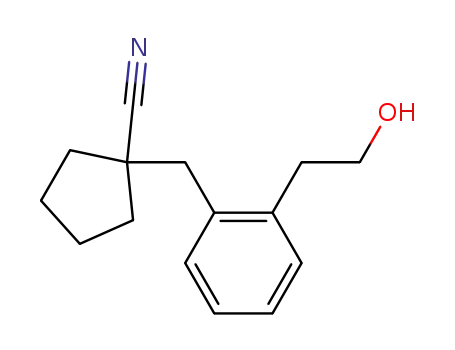 Cyclopentanecarbonitrile, 1-[[2-(2-hydroxyethyl)phenyl]methyl]-