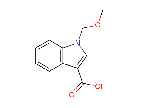 Molecular Structure of 135039-80-4 (1-(METHOXYMETHYL)-1H-INDOLE-3-CARBOXYLIC ACID)