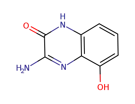 Molecular Structure of 659729-85-8 (3-Amino-5-hydroxyquinoxalin-2-(1H)-one)