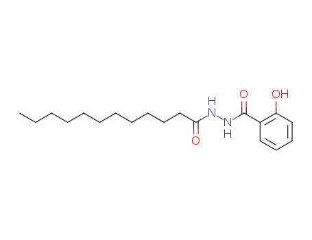 Molecular Structure of 41697-14-7 (Benzoic acid, 2-hydroxy-, 2-(1-oxododecyl)hydrazide)