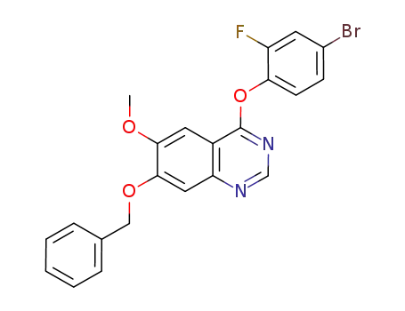 7-benzyloxy-4-(4-bromo-2-fluorophenoxy)-6-methoxyquinazoline