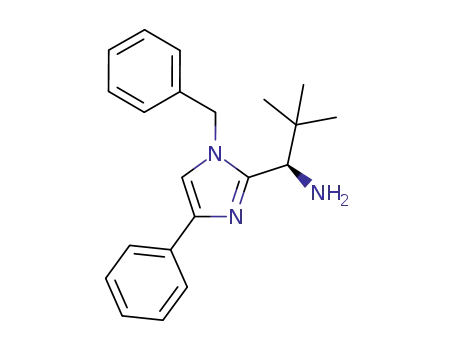 (R)-1-(1-benzyl-4-phenyl-1H-imidazol-2-yl)-2,2-dimethylpropan-1-amine