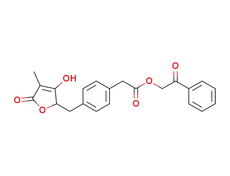 [4-(3-Hydroxy-4-methyl-5-oxo-2,5-dihydro-furan-2-ylmethyl)-phenyl]-acetic acid 2-oxo-2-phenyl-ethyl ester