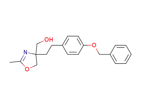 {4-[2-(4-benzyloxy-phenyl)-ethyl]-2-methyl-4,5-dihydro-oxazol-4-yl}-methanol