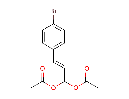(E)-1,1-diacetoxy-3-(4-bromophenyl)prop-2-ene