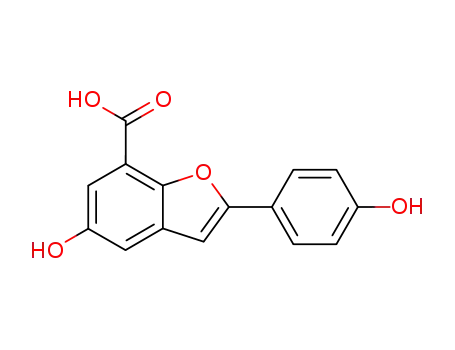 5-Hydroxy-2-(4-hydroxy-phenyl)-benzofuran-7-carboxylic acid