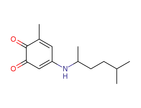 5-(1,4-dimethylpentylamino)-3-methyl-1,2-benzoquinone