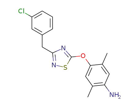 4-{[3-(3-chlorobenzyl)-1,2,4-thiadiazol-5-yl]oxy}-2,5-dimethylaniline