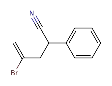 Molecular Structure of 137040-93-8 (4-BROMO-2-PHENYL-PENT-4-ENENITRILE)