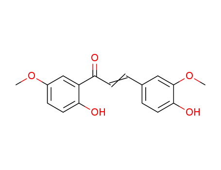 2-Propen-1-one,
1-(2-hydroxy-5-methoxyphenyl)-3-(4-hydroxy-3-methoxyphenyl)-