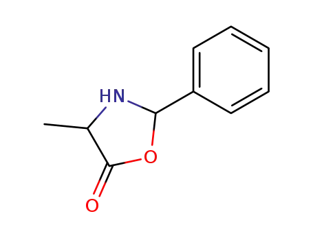 Molecular Structure of 70155-88-3 (4-Methyl-2-phenyl-5-oxazolidinone)