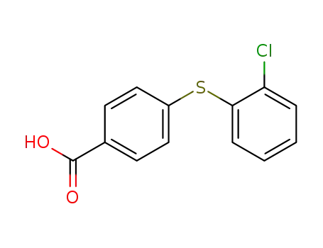 Benzoic acid, 4-[(2-chlorophenyl)thio]-