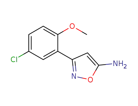 3-(5-클로로-2-메톡시-페닐)-이속사졸-5-일라민