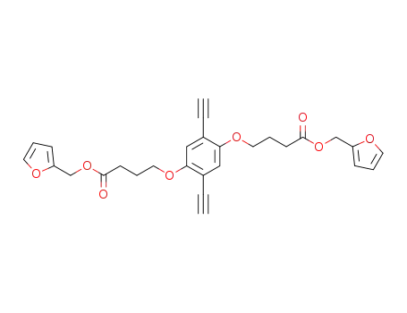 bisfurfuryl 4,4'-[(2,5-diethynyl-1,4-phenylene)bisoxy]dibutanoate