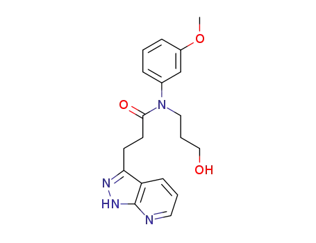 C<sub>19</sub>H<sub>22</sub>N<sub>4</sub>O<sub>3</sub>