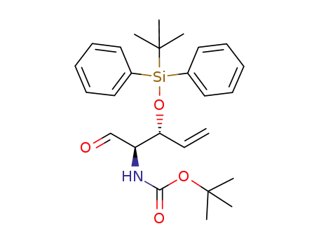 tert-butyl (2R,3R)-3-(tert-butyldiphenylsilyloxy)-1-oxopent-4-en-2-ylcarbamate