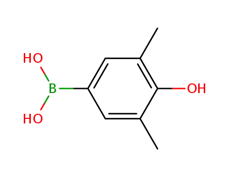 Molecular Structure of 934826-20-7 (4-Hydroxy-3,5-dimethylphenylboronic acid)