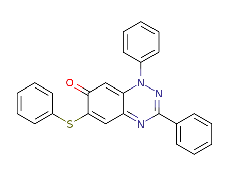 1,3-diphenyl-6-(phenylthio)benzo[e][1,2,4]triazin-7(1H)-one