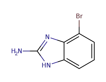 Molecular Structure of 1266114-75-3 (4-BroMo-1H-benzo[d]iMidazol-2-aMine)
