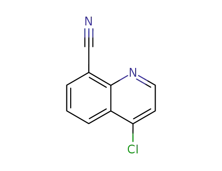 Molecular Structure of 132664-45-0 (4-CHLORO-8-CYANOQUINOLINE)