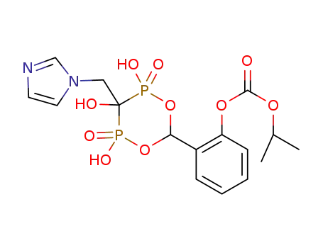 Carbonic acid isopropyl ester 2-(2,3,4-trihydroxy-3-imidazol-1-ylmethyl-2,4-dioxo-2λ5,4λ5-[1,5,2,4]dioxadiphosphinan-6-yl)-phenyl ester