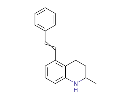 2-methyl-5-styryl-1,2,3,4-tetrahydroquinoline
