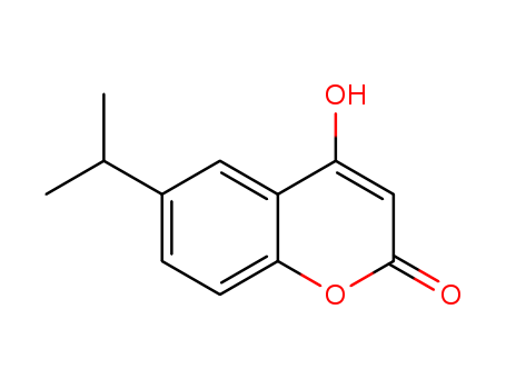 2H-1-Benzopyran-2-one,4-hydroxy-6-(1-methylethyl)-