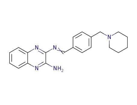 2,3-diamino-N<sub>2</sub>-(4-(piperidin-1-ylmethyl)benzylidene)quinoxaline
