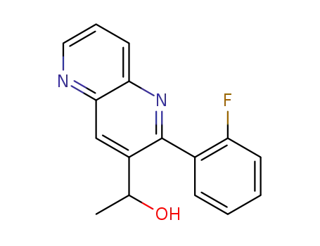 1-(2-(2-fluorophenyl)-1,5-naphthyridin-3-yl)ethanol