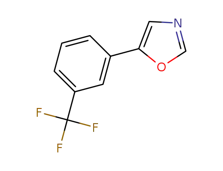 Molecular Structure of 175205-48-8 (5-[3-(Trifluoromethyl)phenyl]oxazole)