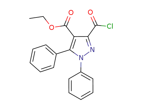 3-(chlorocarbonyl)-1,5-diphenyl-1H-pyrazole-4-carboxylic acid ethyl ester