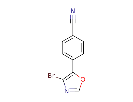 4-bromo-5-(4-cyanophenyl)oxazole