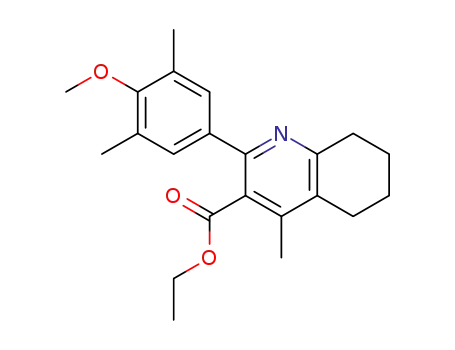 ethyl 2-(3,5-dimethyl-4-methoxyphenyl)-4-methyl-5,6,7,8-tetrahydroquinoline-3-carboxylate