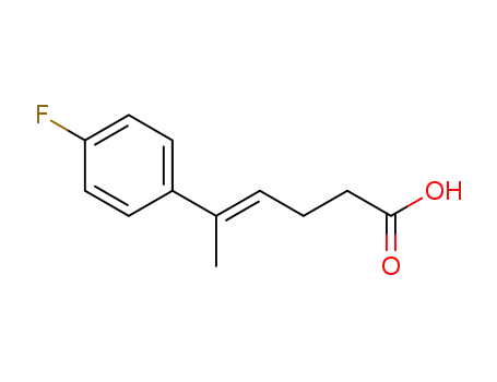 (E)-5-(4-fluorophenyl)hex-4-enoic acid