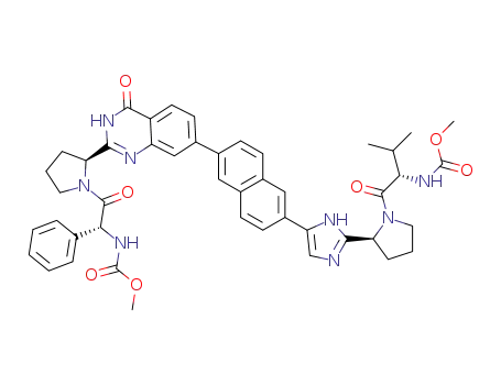 C<sub>46</sub>H<sub>48</sub>N<sub>8</sub>O<sub>7</sub>