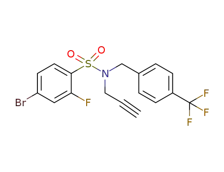 C<sub>17</sub>H<sub>12</sub>BrF<sub>4</sub>NO<sub>2</sub>S