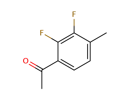 Molecular Structure of 261763-30-8 (Ethanone, 1-(2,3-difluoro-4-methylphenyl)- (9CI))