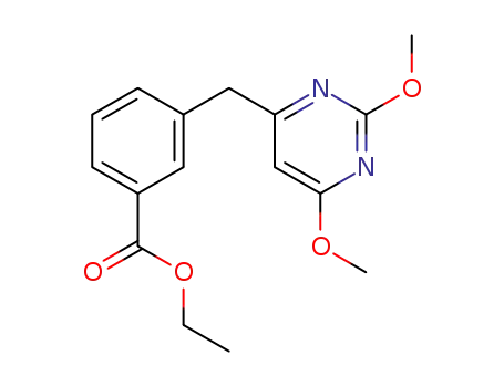 ethyl 3-((2,6-dimethoxypyrimidin-4-yl)methyl)benzoate
