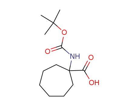 Cycloheptanecarboxylic acid, 1-[[(1,1-dimethylethoxy)carbonyl]amino]-